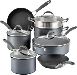 Circulon A1 Series With ScratchDefense 11 Piece Cookware Set - Grey